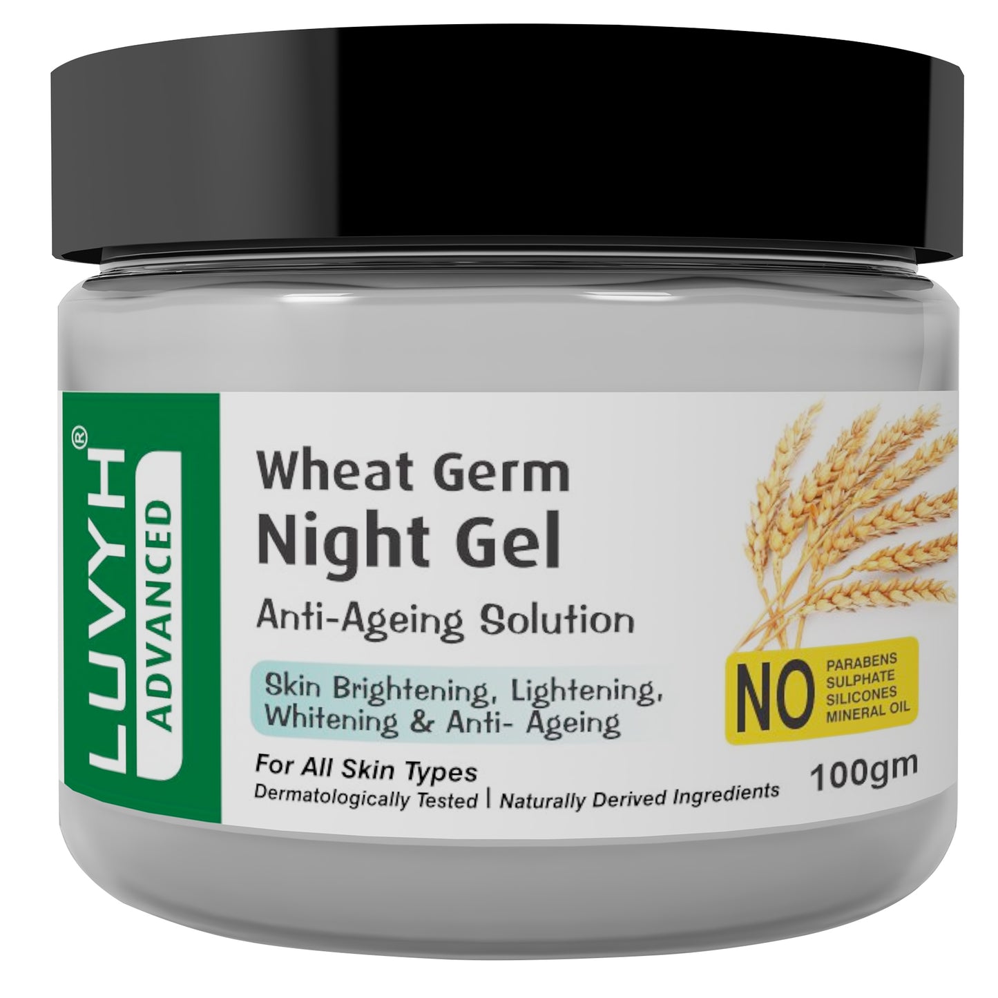 Wheat Germ Night Gel for skin lightening