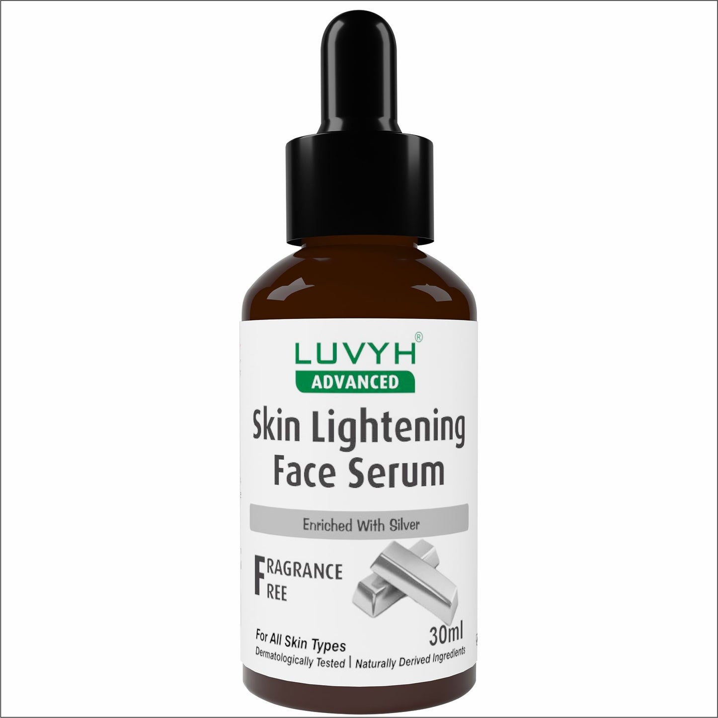 Skin Lightening Face Serum enriched with silver