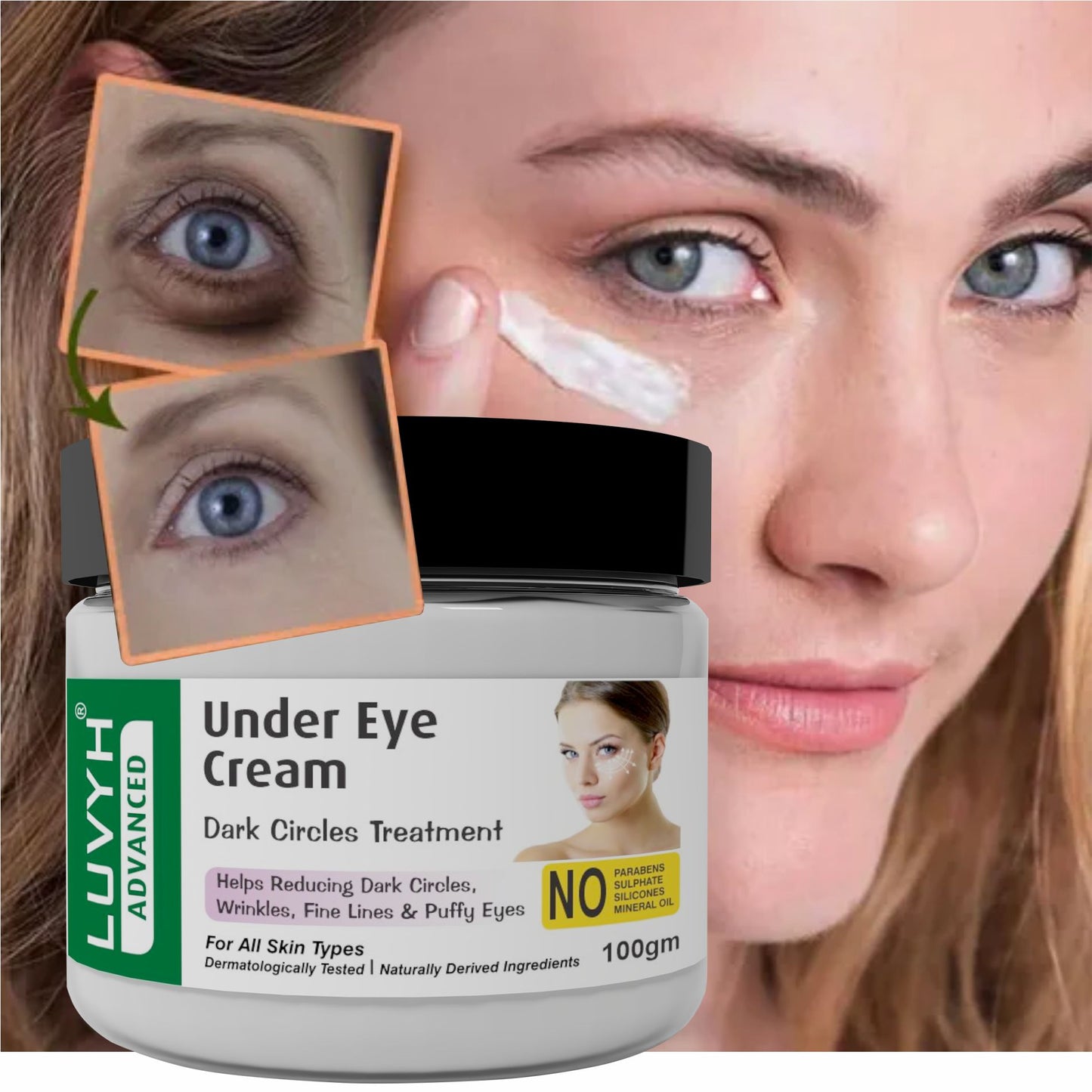 Under Eye Cream for Reducing Wrinkles