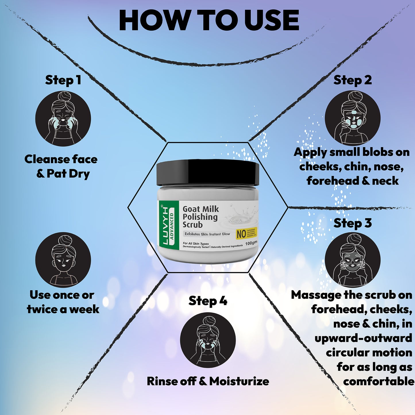 How to use of Goat Milk Polishing Scrub