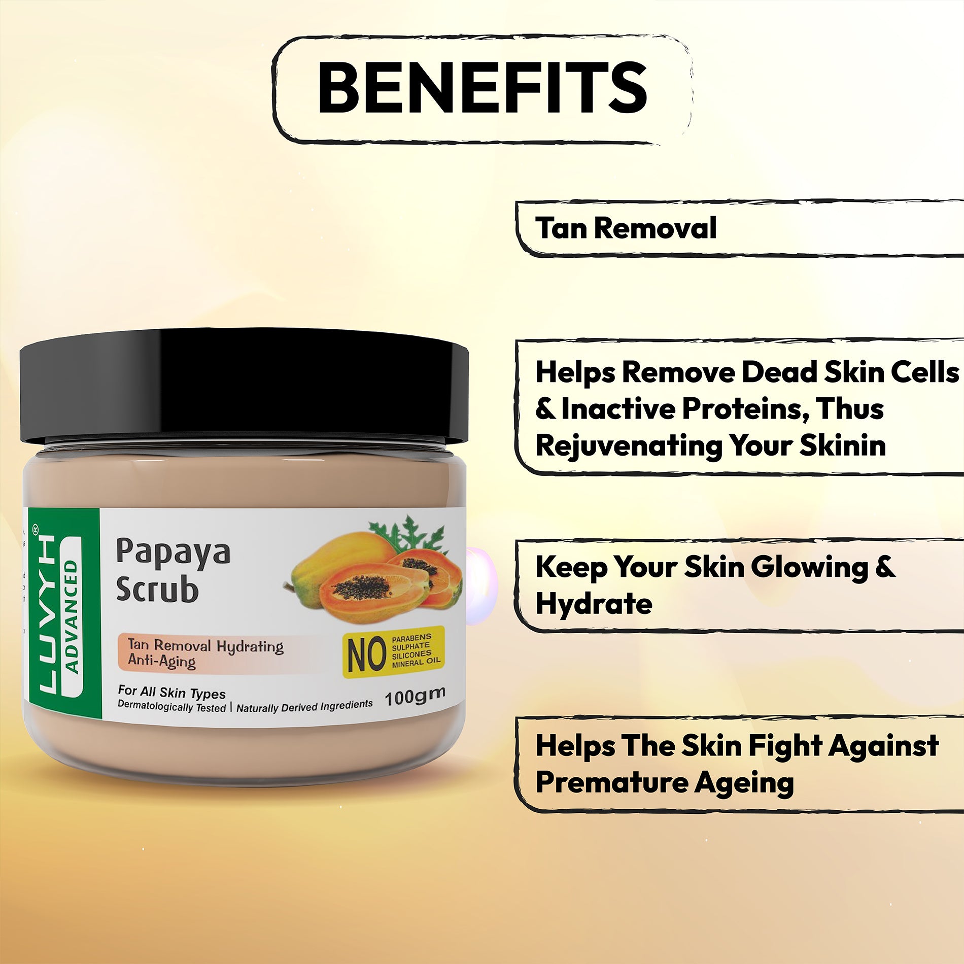 Papaya Scrub Benefits