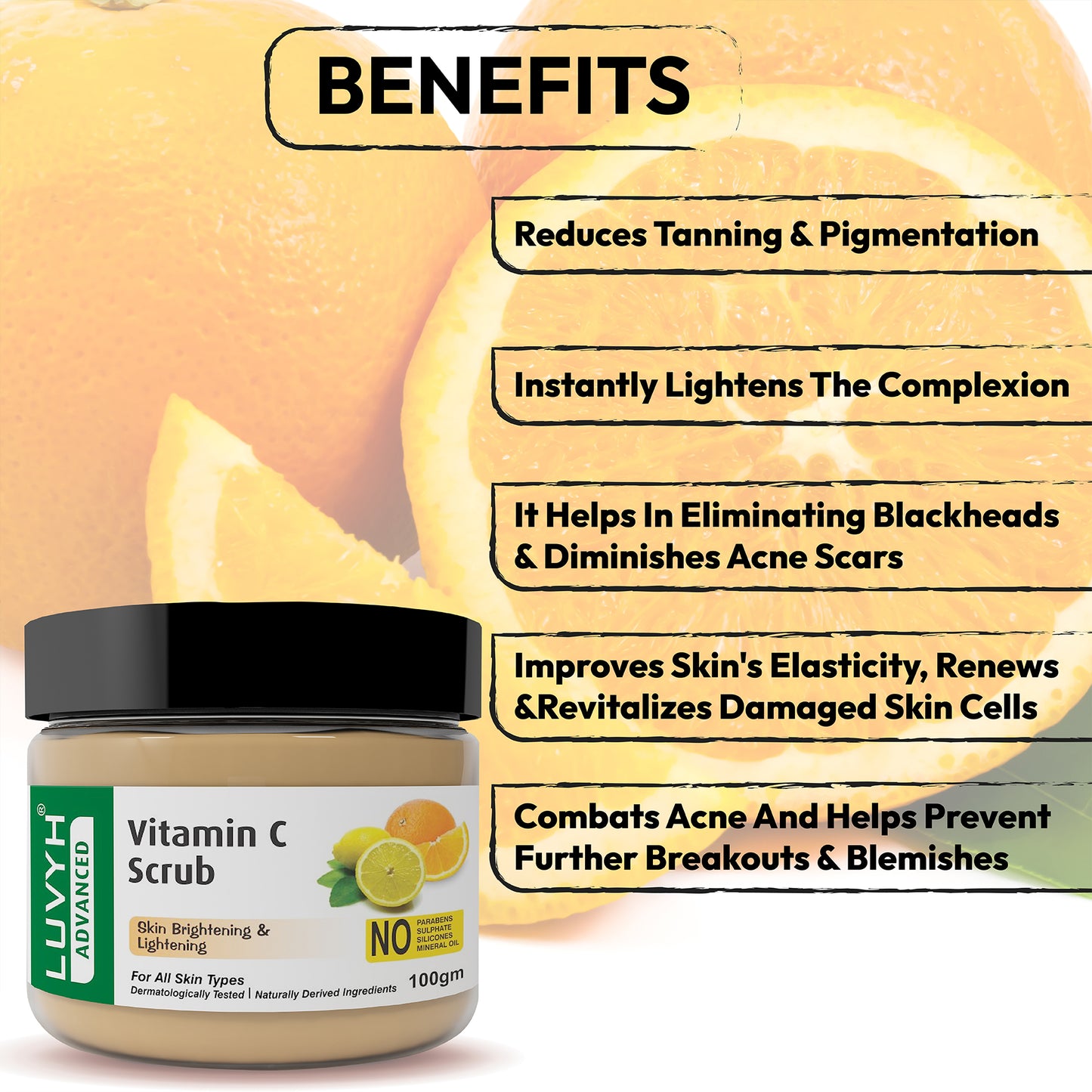 Benefits of Vitamin C Scrub