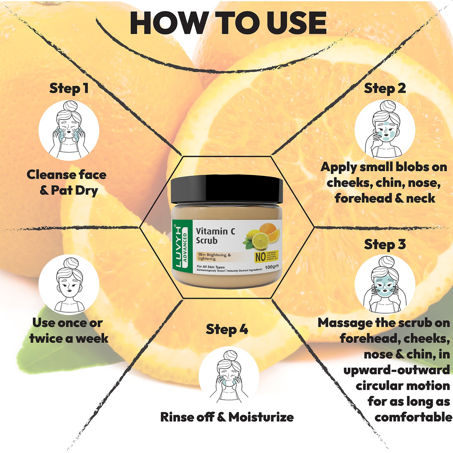 How to use of Vitamin C Scrub
