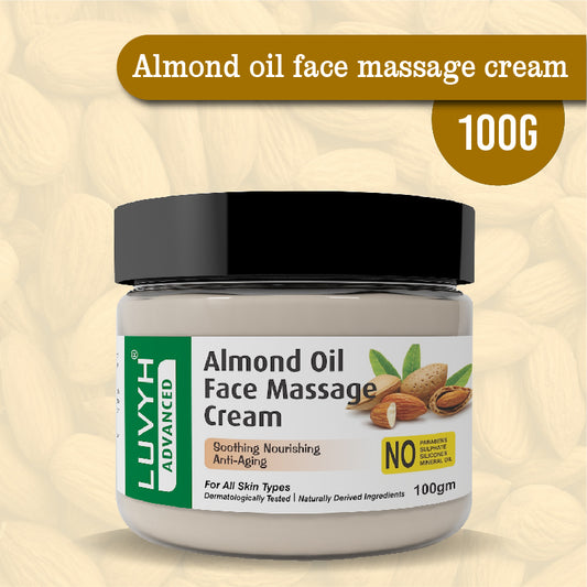 best Almond Oil Face Massage Cream  - 100gm