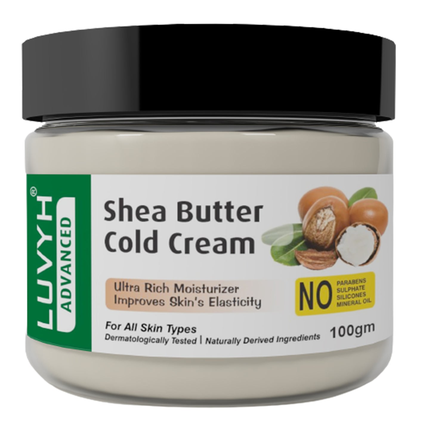 Shea Butter Cold Cream - Best for Dry Skin