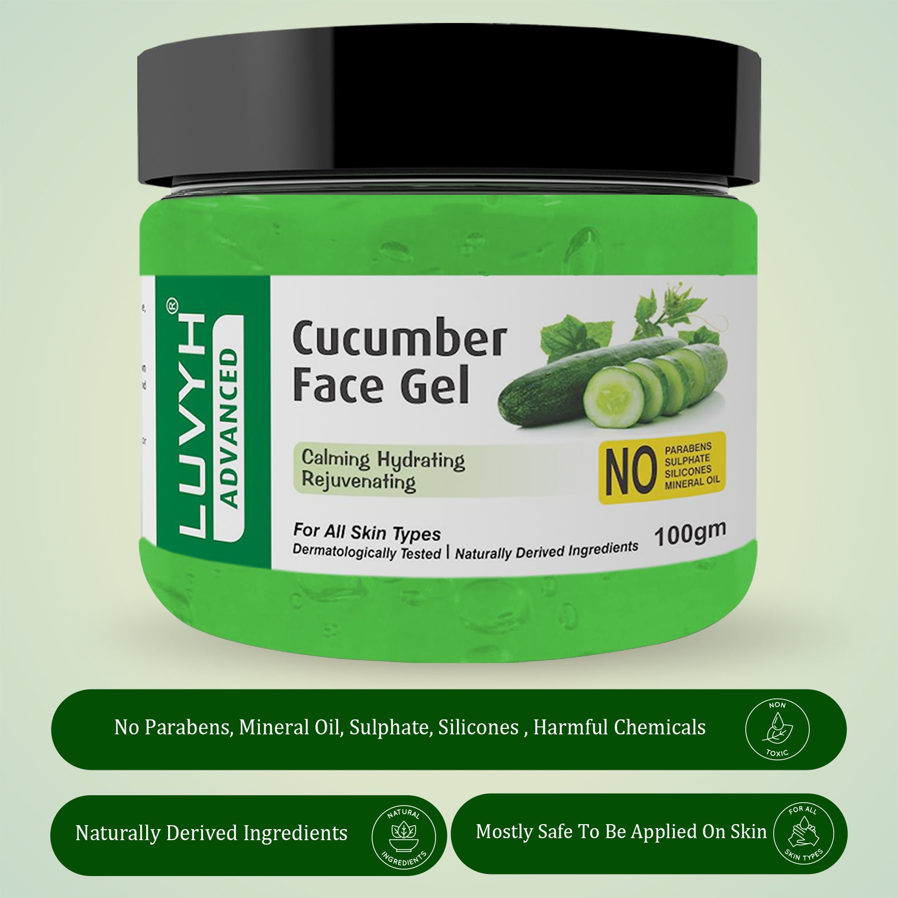 Cucumber Face Gel for Hydration