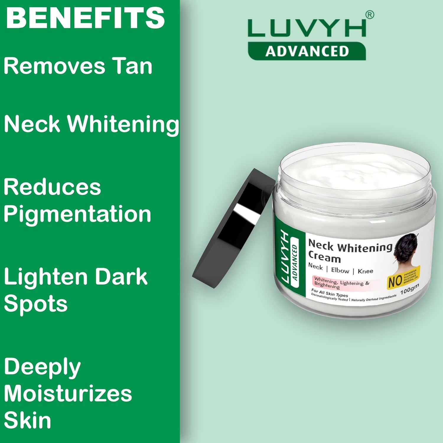 Benefits of Neck Whitening Cream