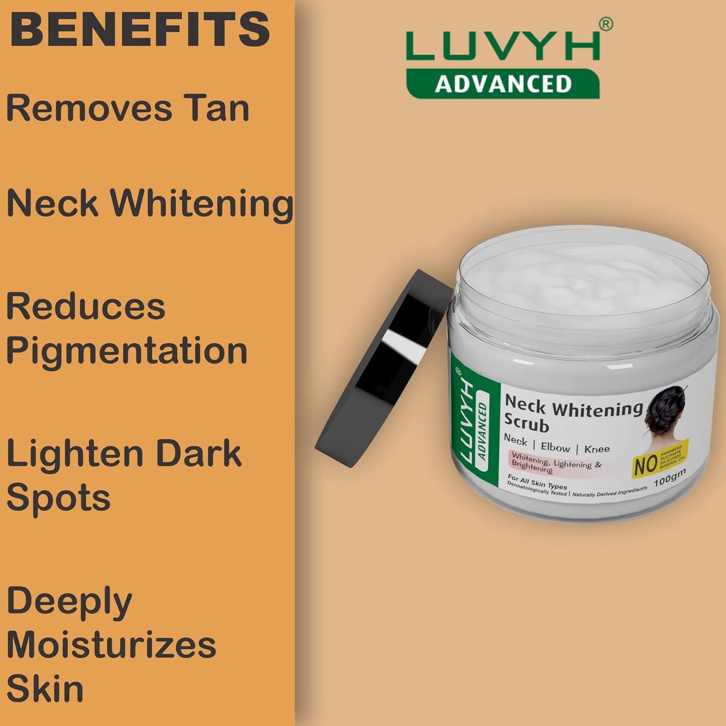 Benefits of Neck Whitening Scrub