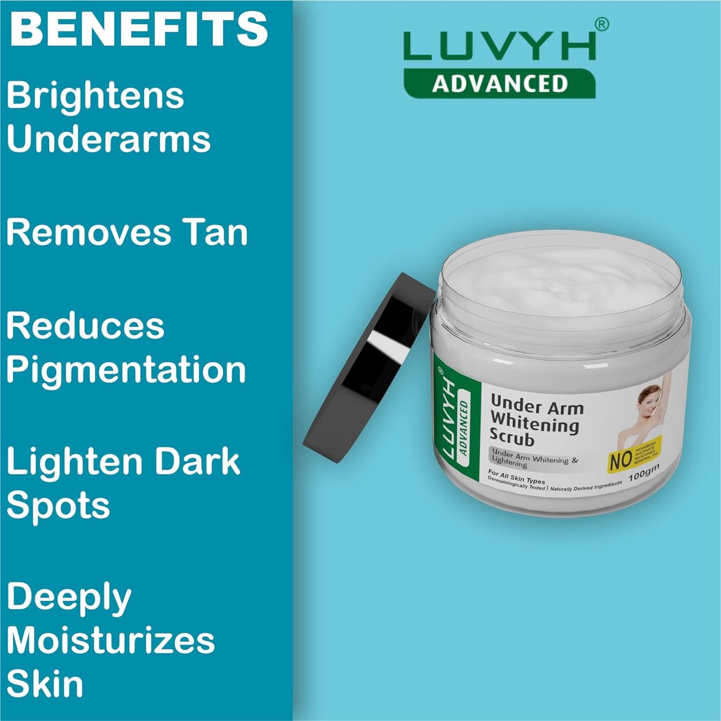 Benefits of Under Arm Whitening Scrub