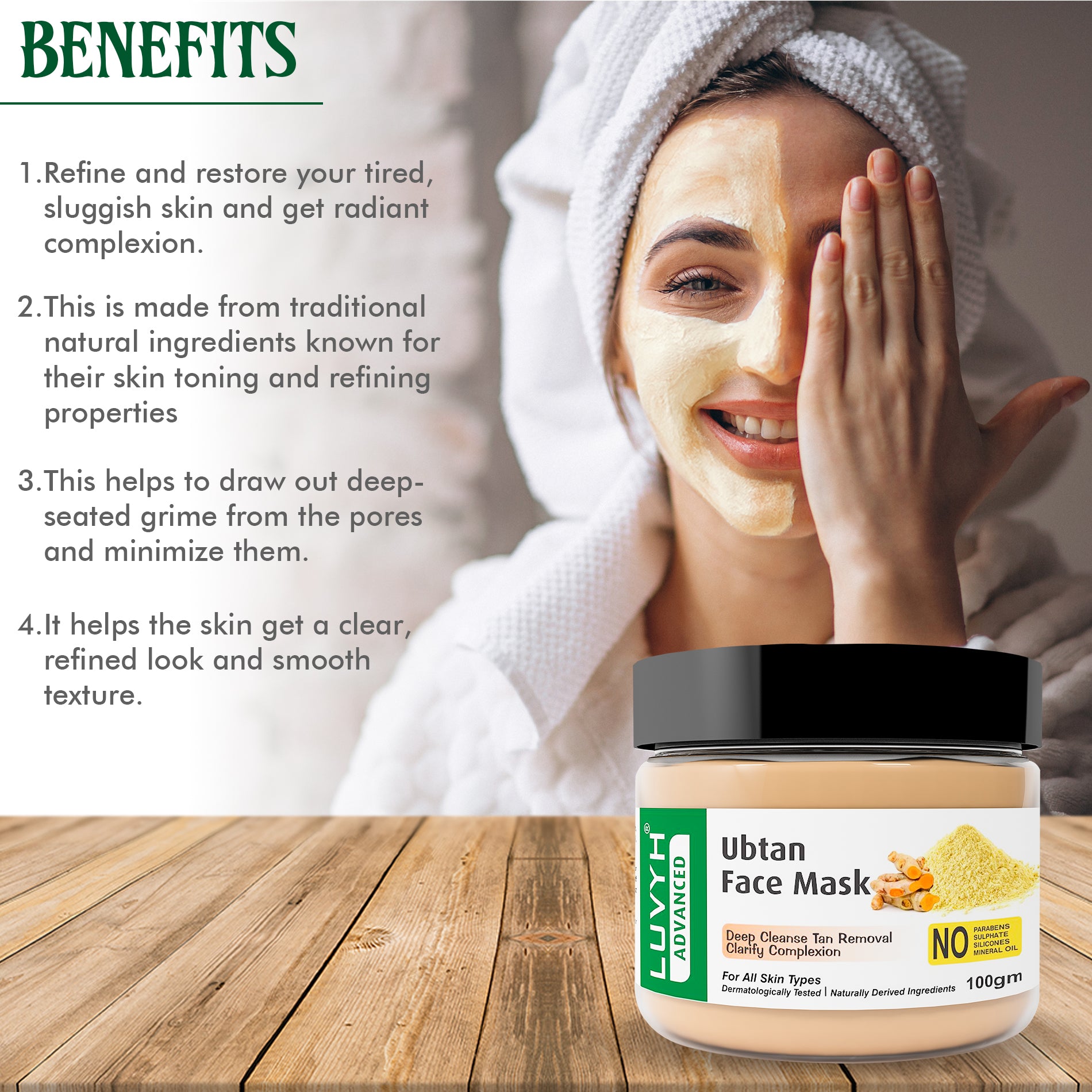 Benefits Ubtan Face Mask