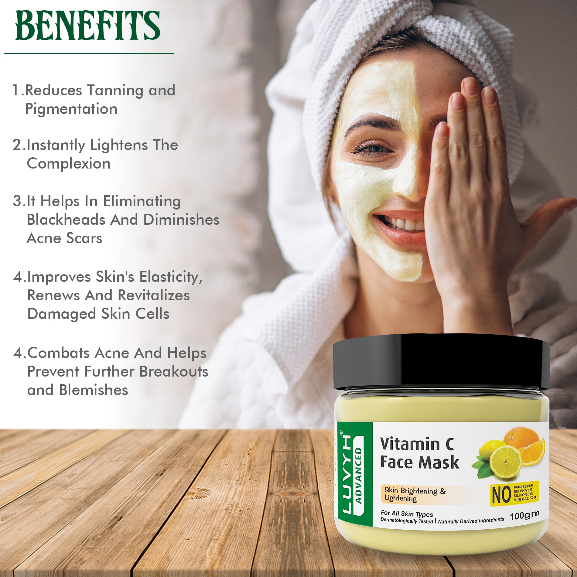 Benefits of Vitamin C Face Mask 
