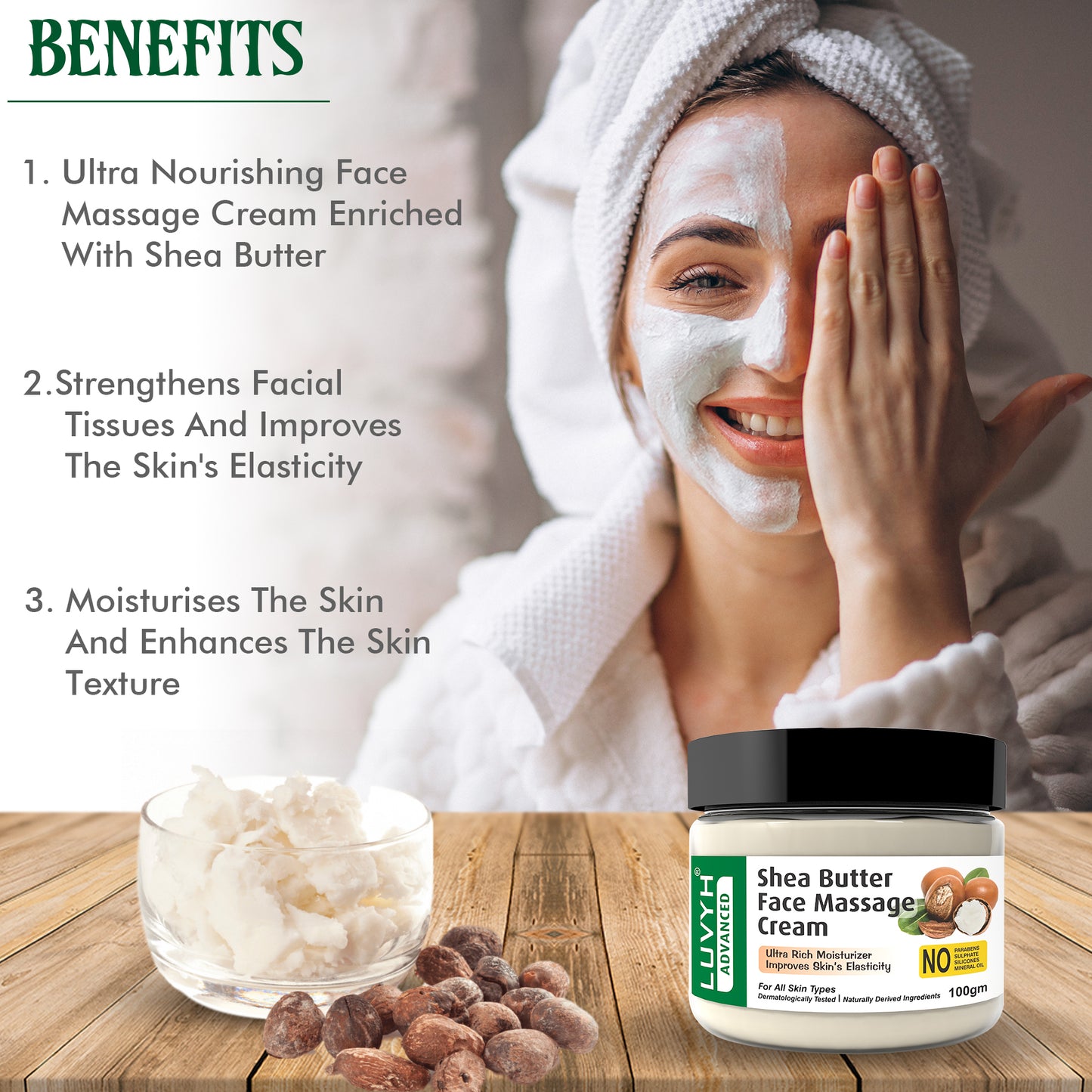 Benefits of Shea Butter Face Massage Cream