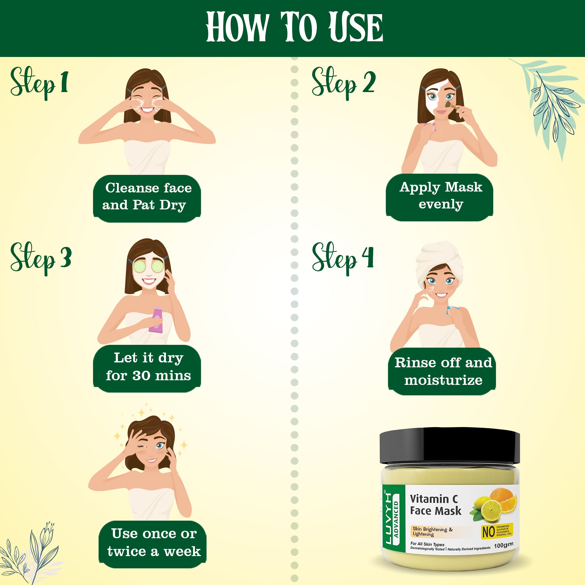 How to use of Vitamin C Face Mask