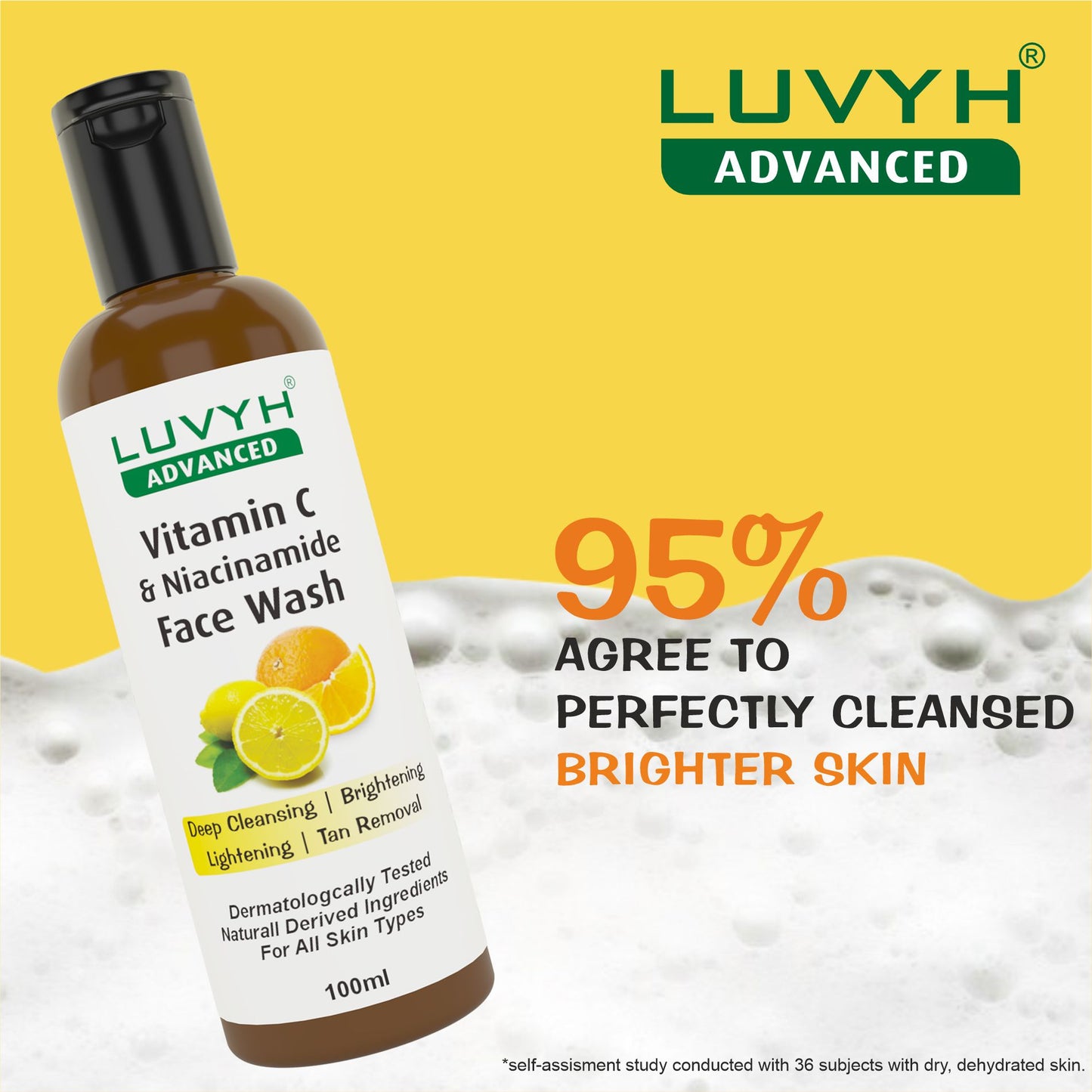 Luvyh Vitamin C & Niacinamide Face Wash 100ml