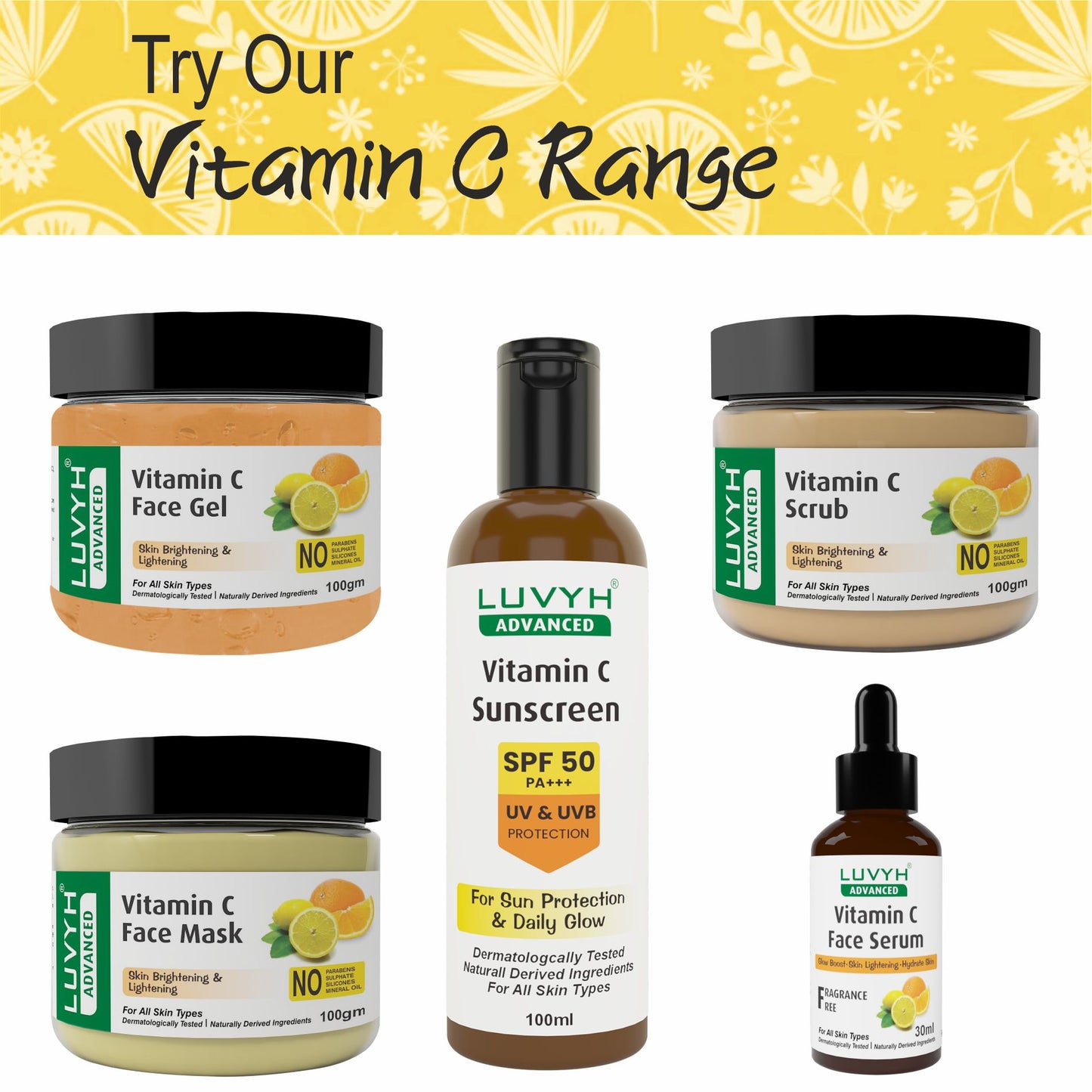 Luvyh Vitamin C & Niacinamide Face Wash 100ml