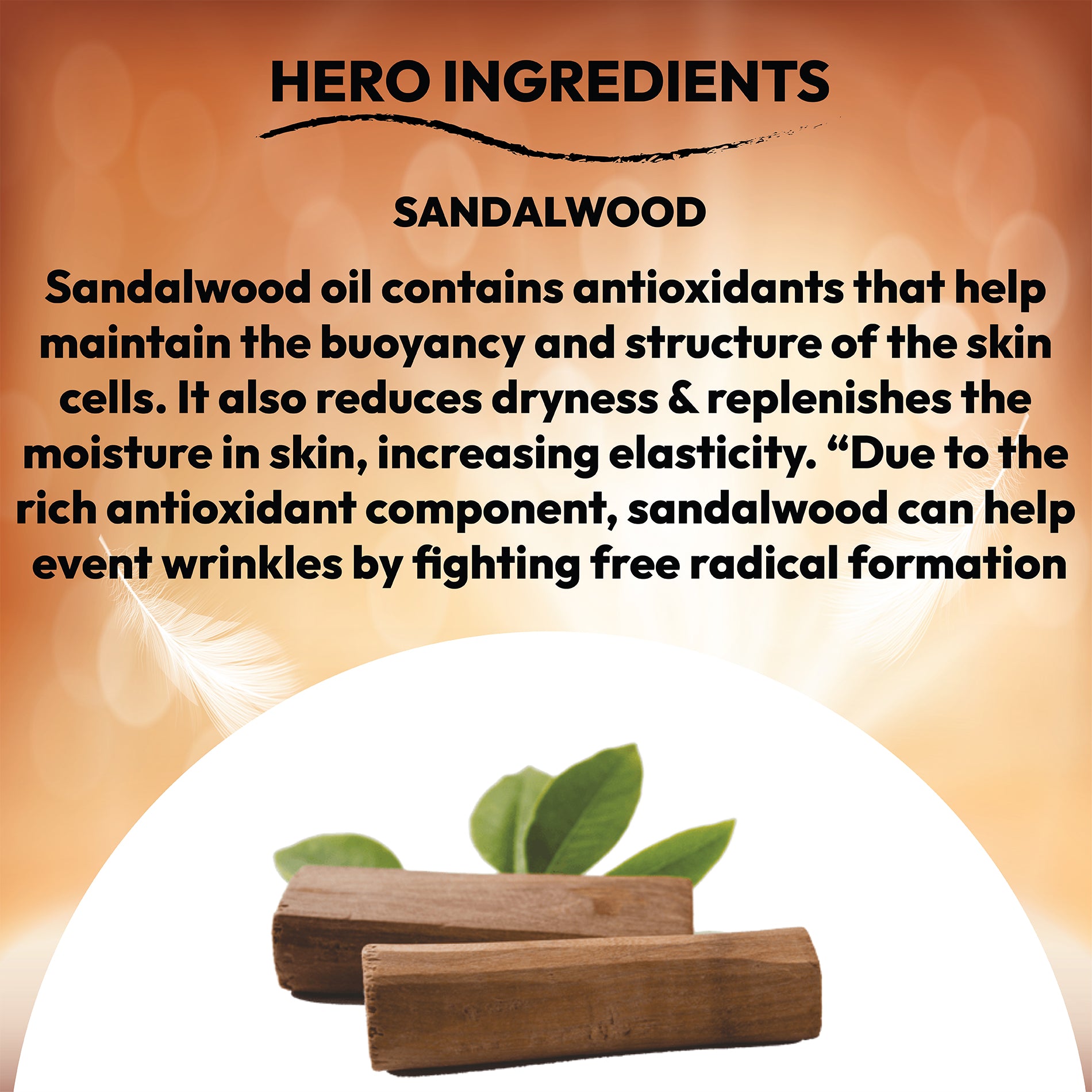Ingredients of Sandalwood Scrub