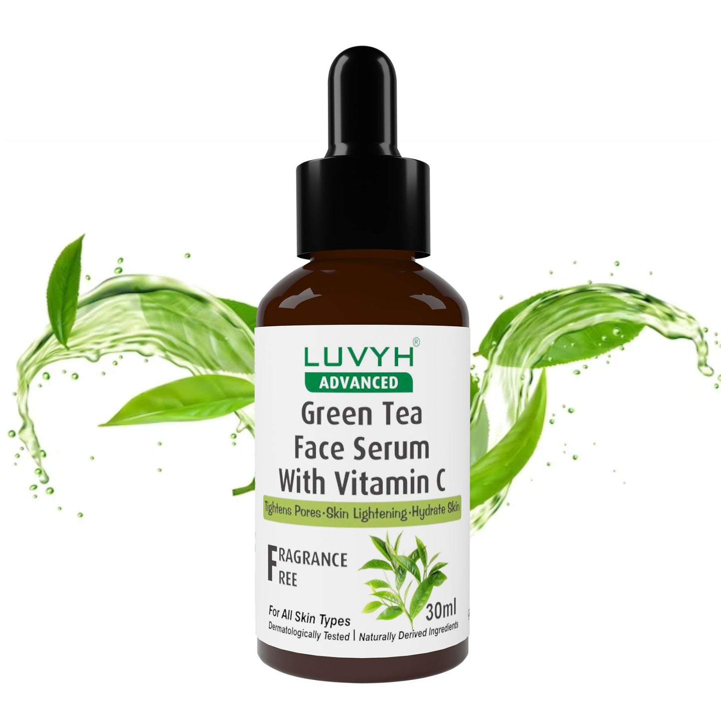 Luvyh GreenTea Face Serum With Vitamin C 30 ml
