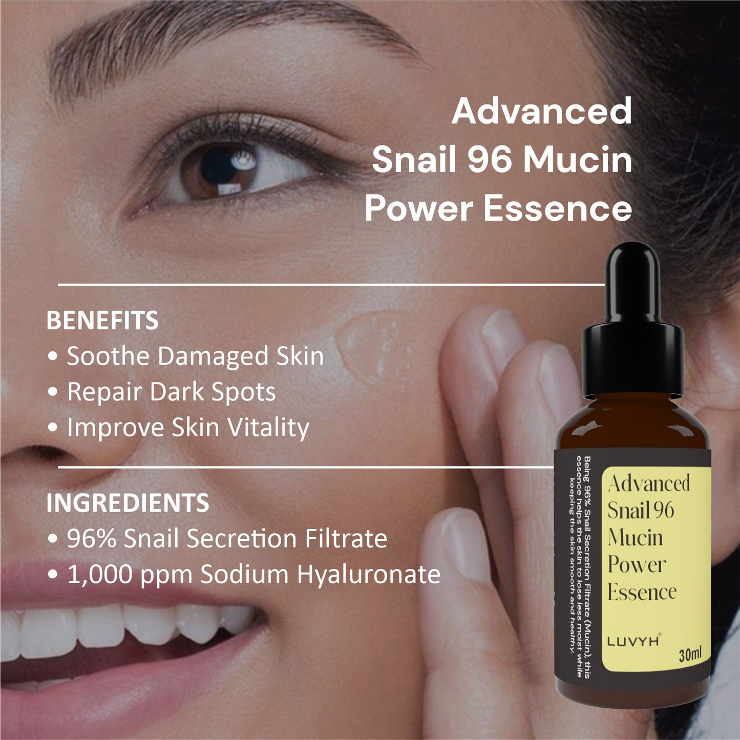 Luvyh Advanced Snail 92 All In One Cream 100g