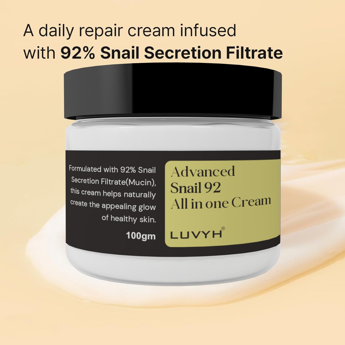 Luvyh Advanced Snail 92 All In One Cream 100g