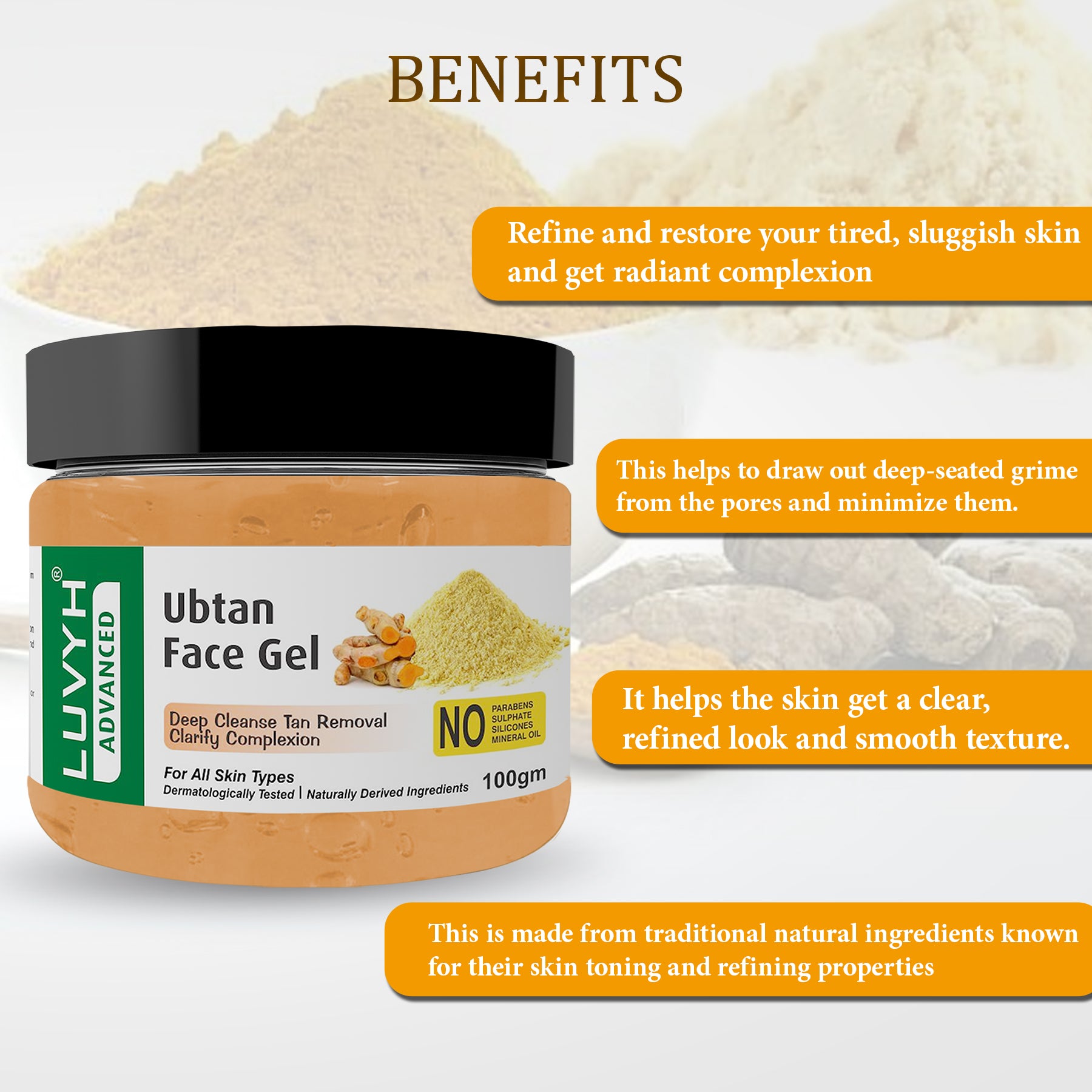 Benefits of Ubtan Face Gel