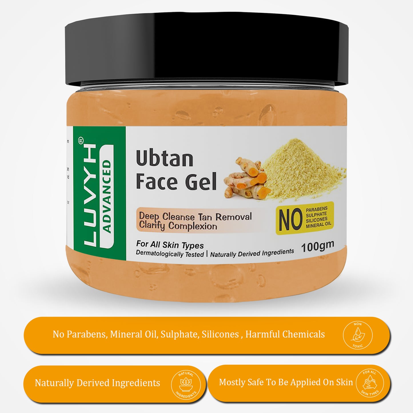 Ubtan Face Gel for Deep Cleanse