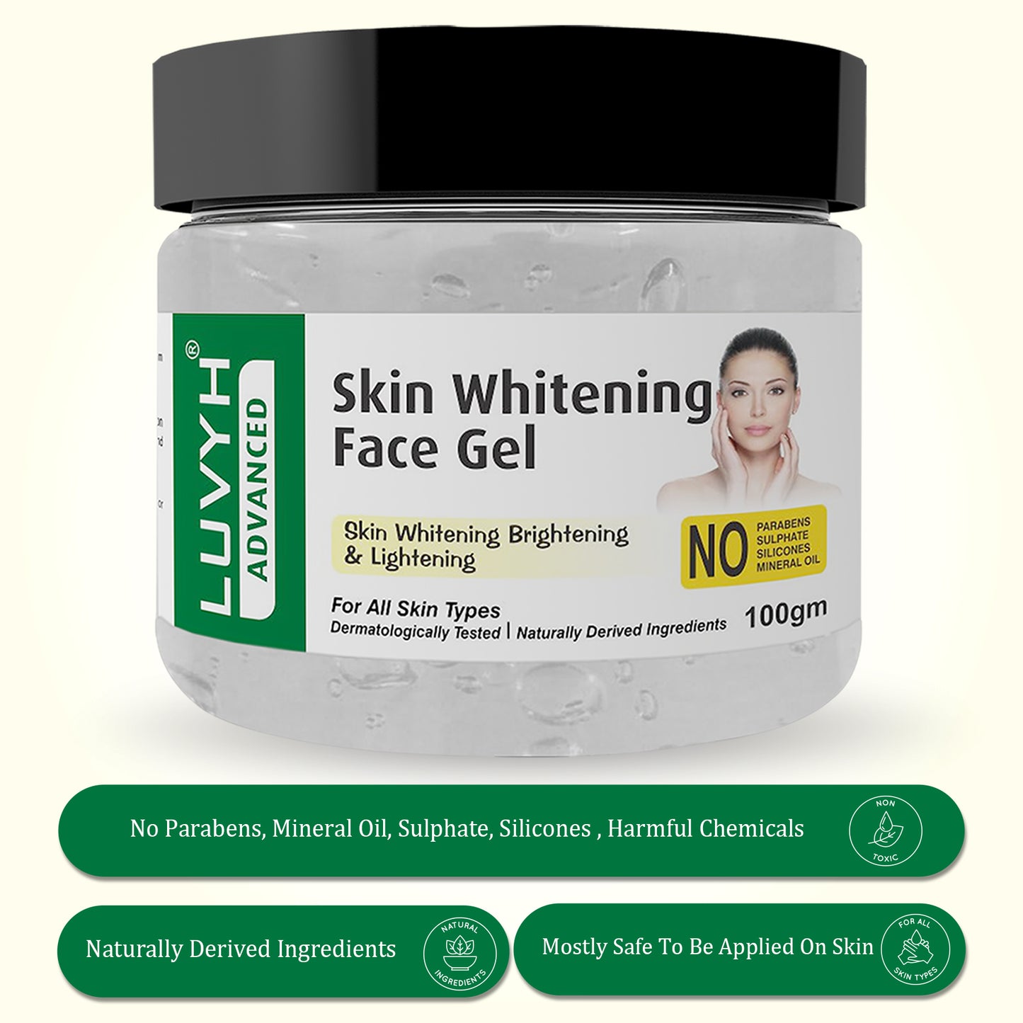 Skin Whitening Face Gel For Men & Women