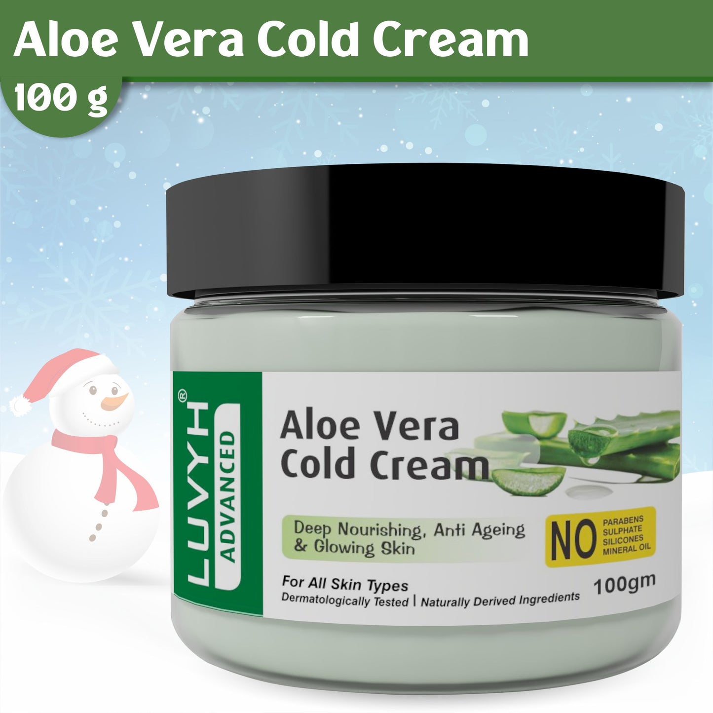 Aloe Vera Cold Cream For Glowing Skin