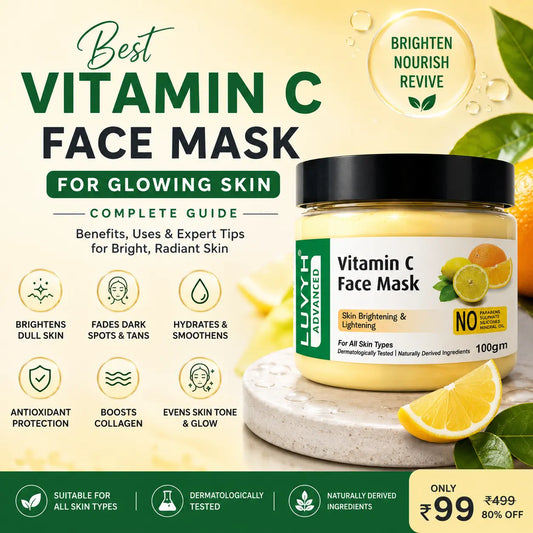 Best Vitamin C Face Mask for Glowing Skin: Benefits, Uses & Complete Guide