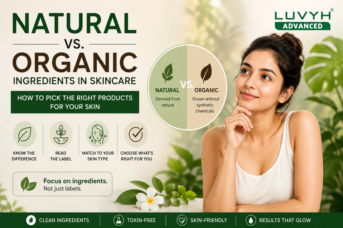 Natural vs. Organic Ingredients in Skincare: How to Pick the Right Products for Your Skin