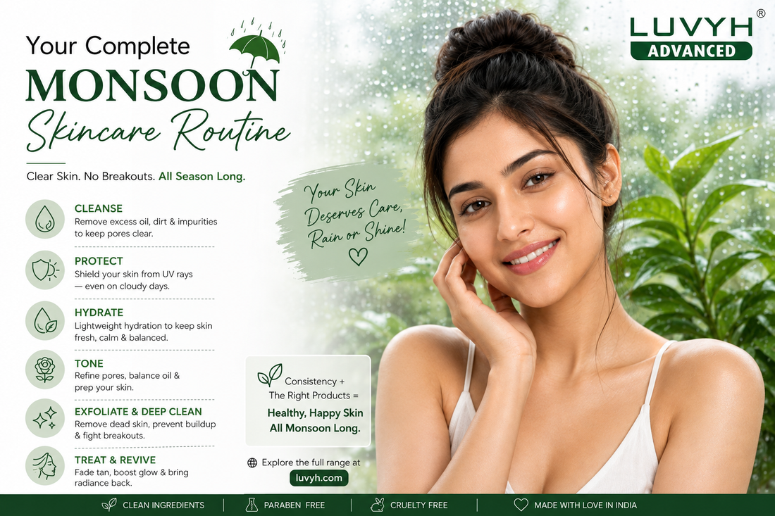 Monsoon Skincare Guide: How to Protect Your Skin This Rainy Season