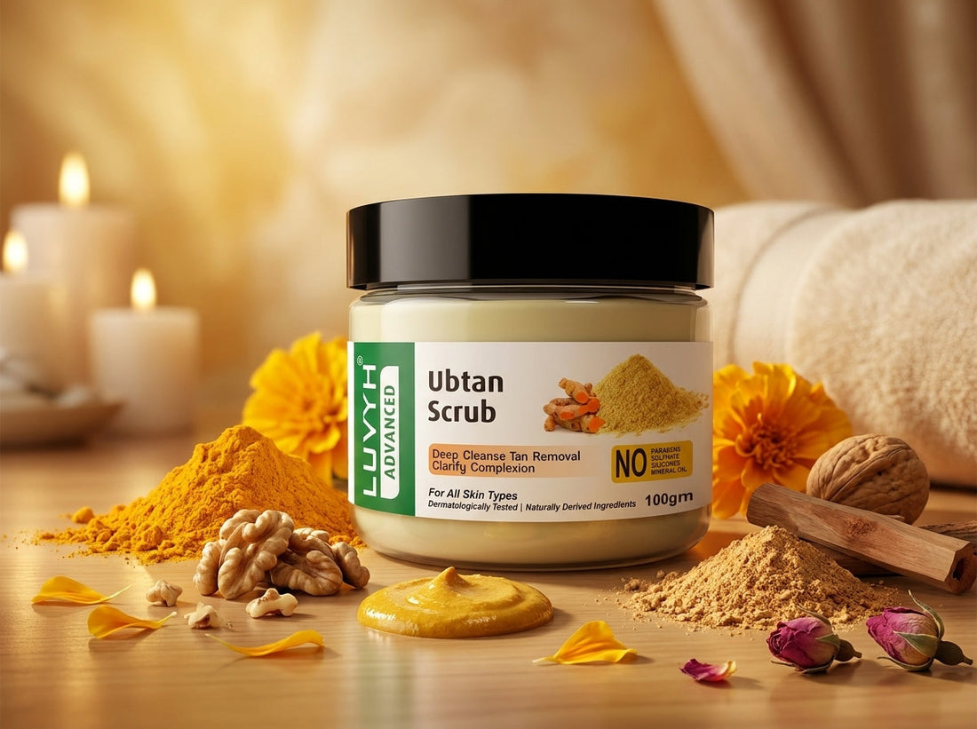 Luvyh Ubtan Scrub: Natural Tan Removal & Glowing Skin Solution for Every Skin Type