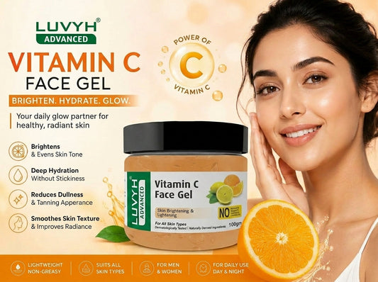 Luvyh Vitamin C Face Gel – Your Daily Glow Partner for Healthy, Radiant Skin