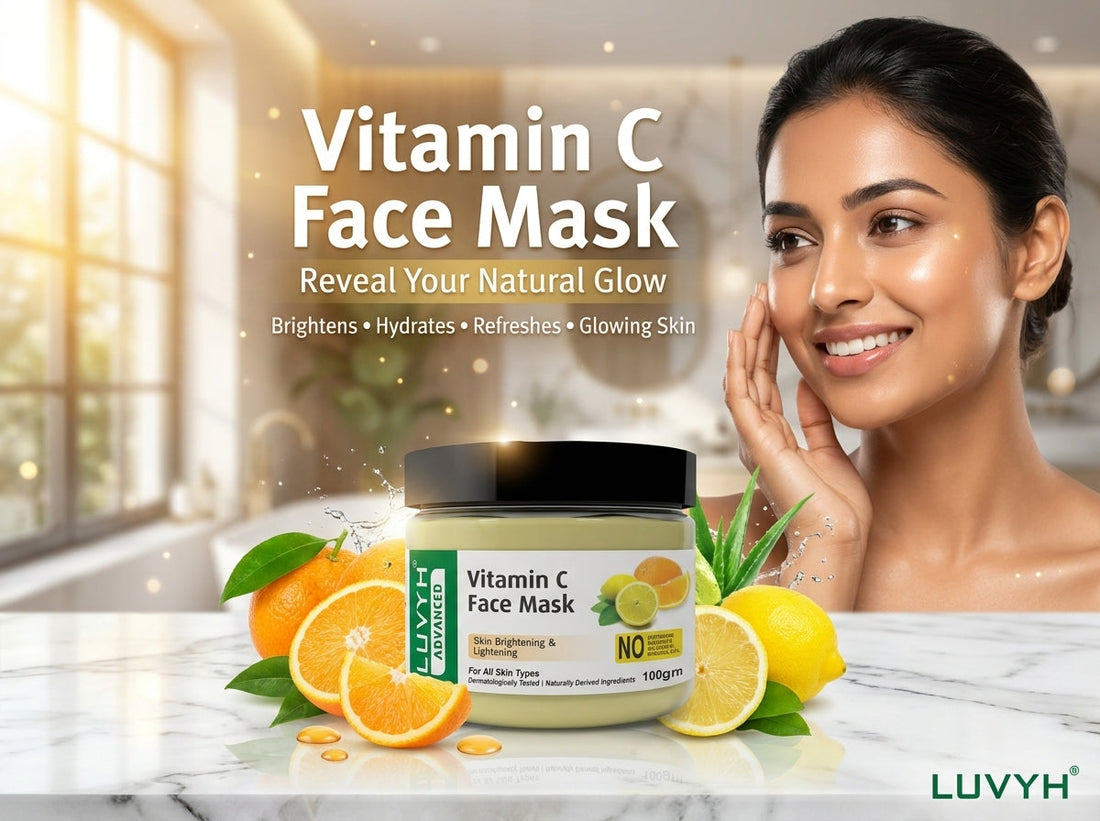 Luvyh Vitamin C Face Mask 100g – The Easy Way to Bright, Fresh &amp; Glowing Skin