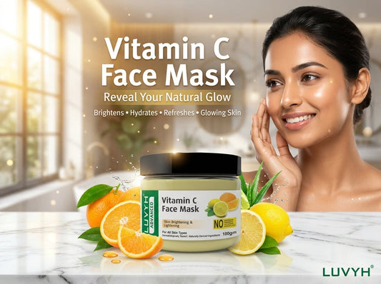 Luvyh Vitamin C Face Mask 100g – The Easy Way to Bright, Fresh &amp; Glowing Skin