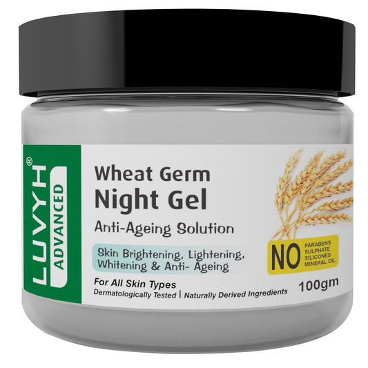 Wheat Germ Night Gel for skin lightening 
