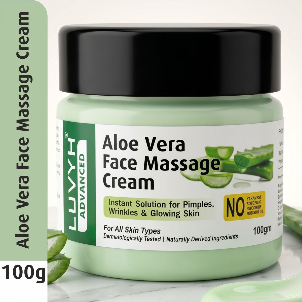 Luvyh Aloe Vera Face Massage Cream- 100gm