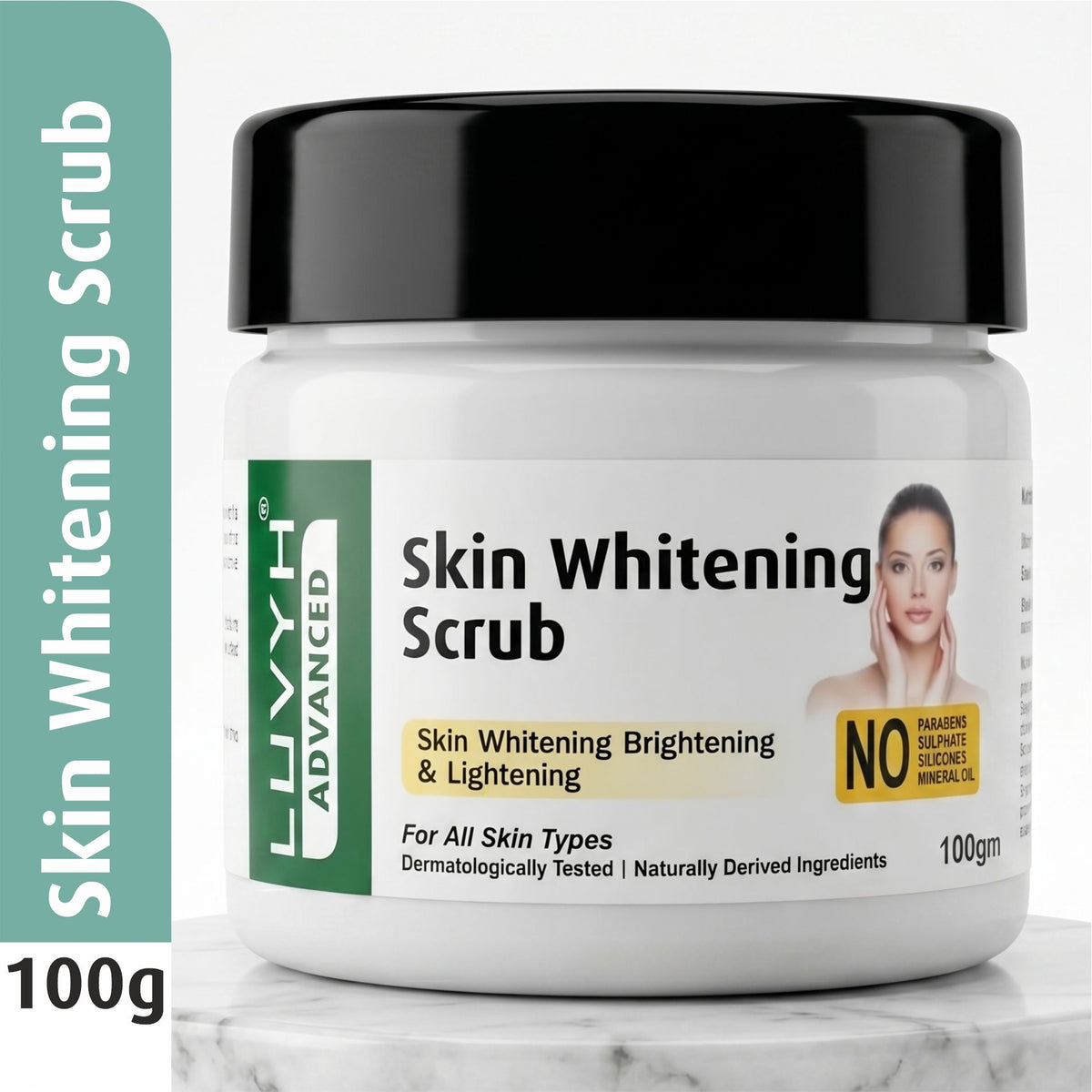 Luvyh Skin Whitening Scrub - 100g