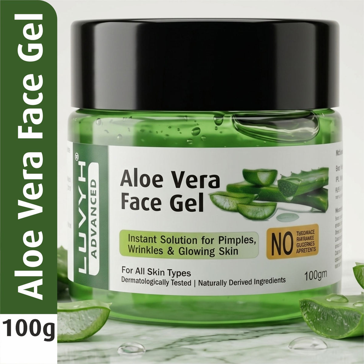 Luvyh Aloe Vera Face Gel - 100gm