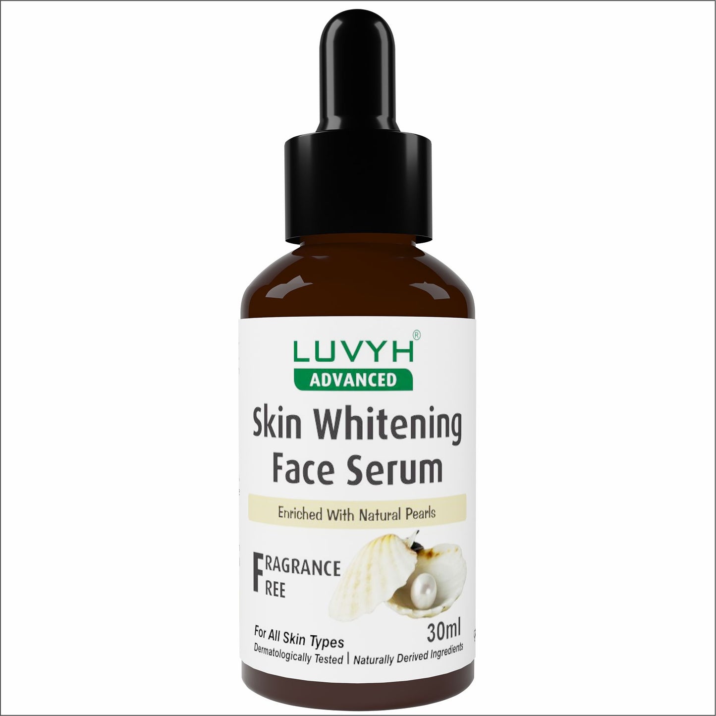 Luvyh Skin Brightening Serum - Natural Skin Lightener and Dark Spot Corrector – Skin Brightening & Revitalizer Uneven tone and Texture with Advanced Ingredient -30ML