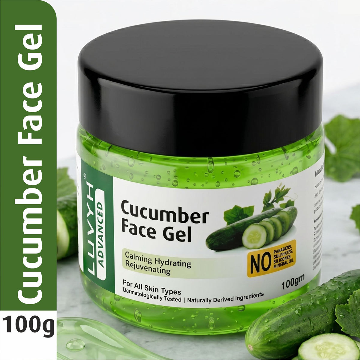 Luvyh Cucumber Face Gel- 100gm