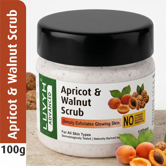 Luvyh Apricot & Walnut Scrub - 100gm