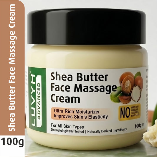 Luvyh Shea Butter Face Massage Cream  - 100gm