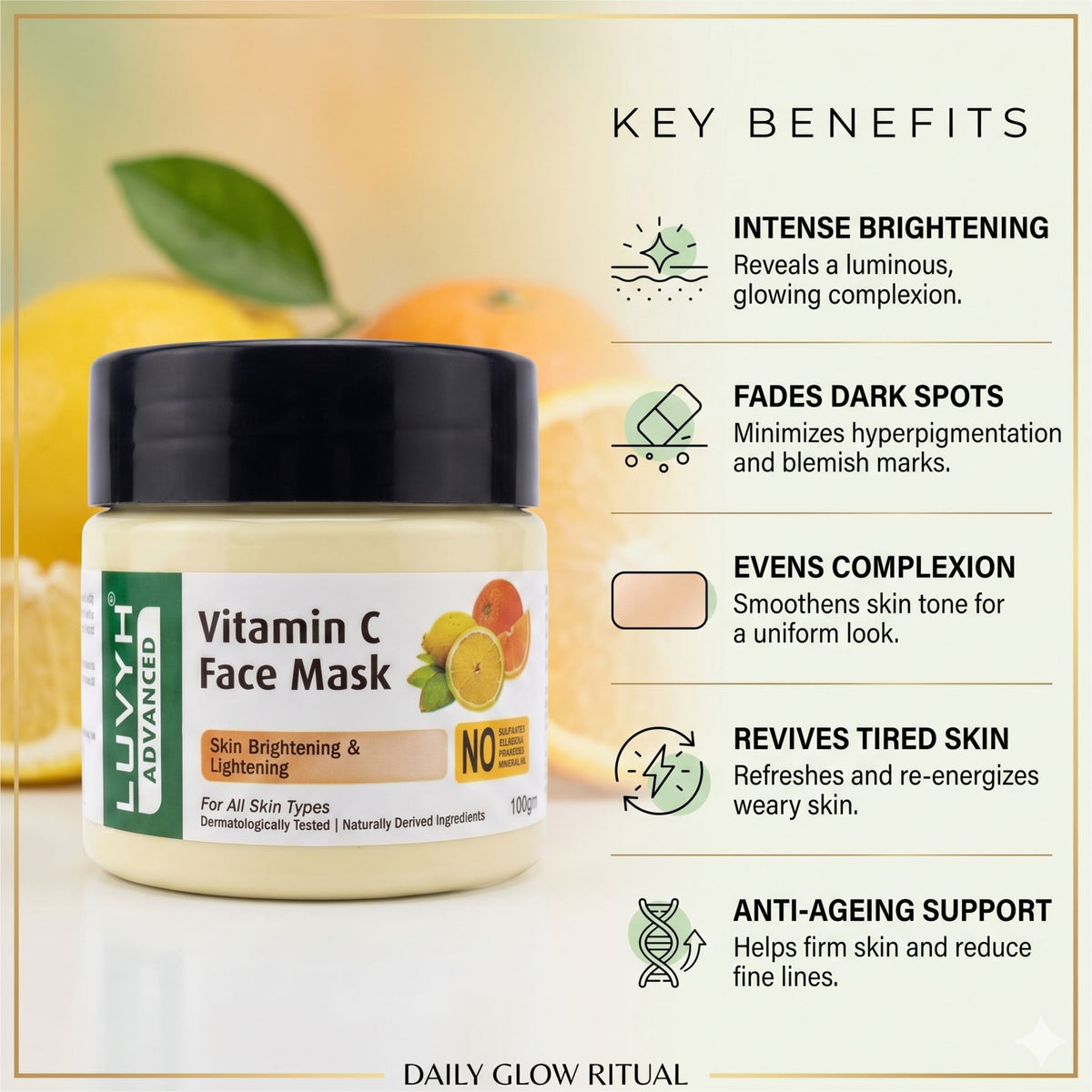 Luvyh Vitamin C Face Mask - 100g
