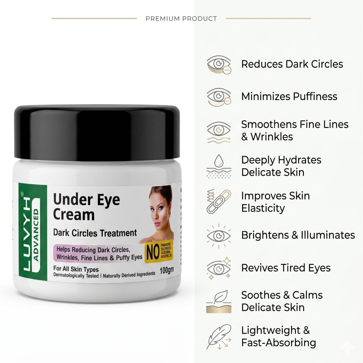 Luvyh Under Eye Cream 100g