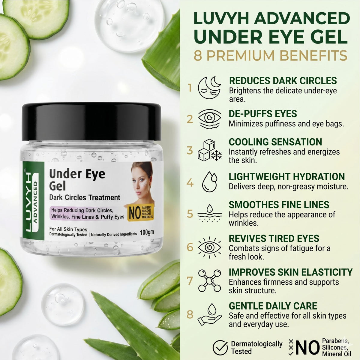Luvyh Under Eye Gel 100g