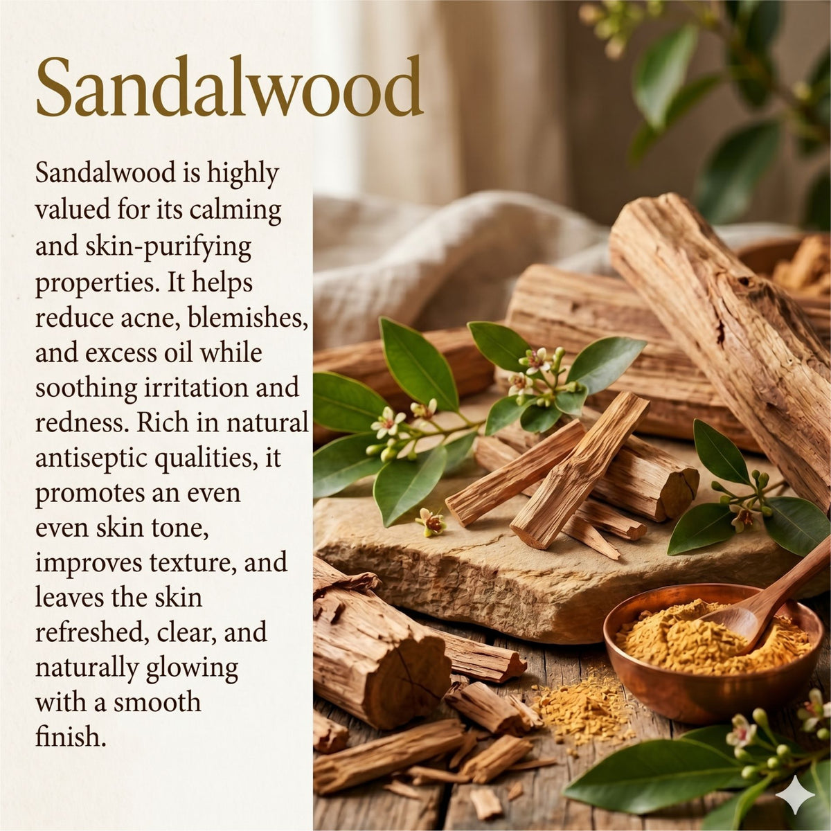 Luvyh Sandalwood Scrub - 100gm