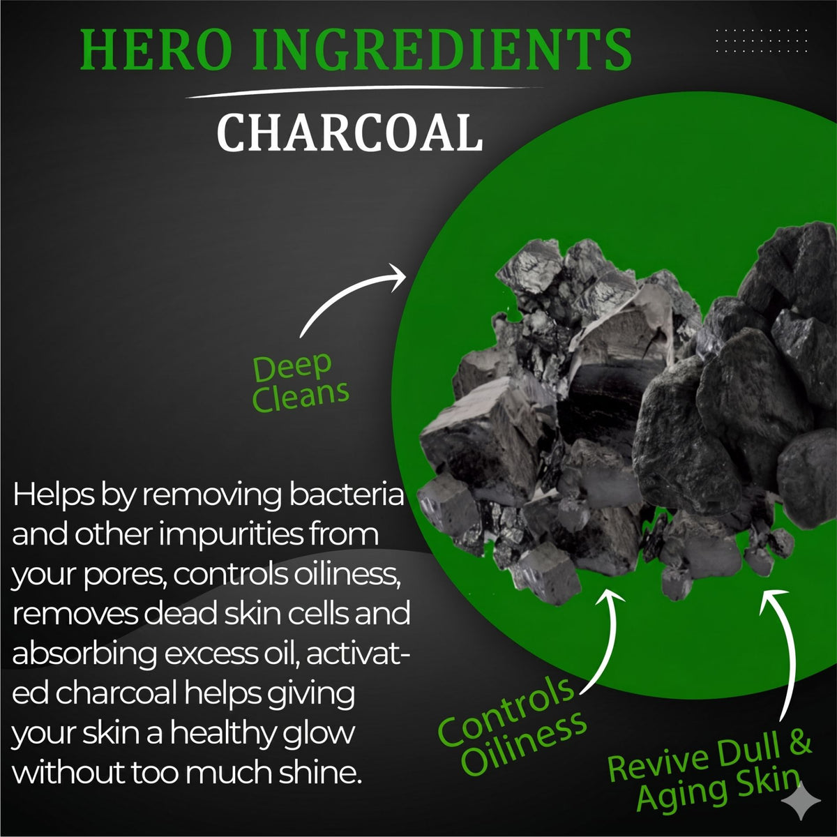Luvyh Activated Charcoal Scrub  - 100gm