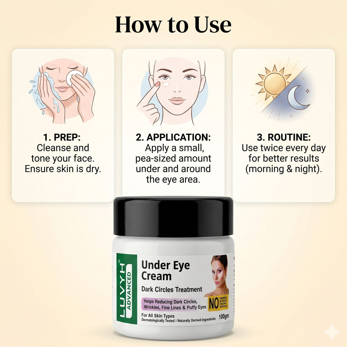 Luvyh Under Eye Cream 100g