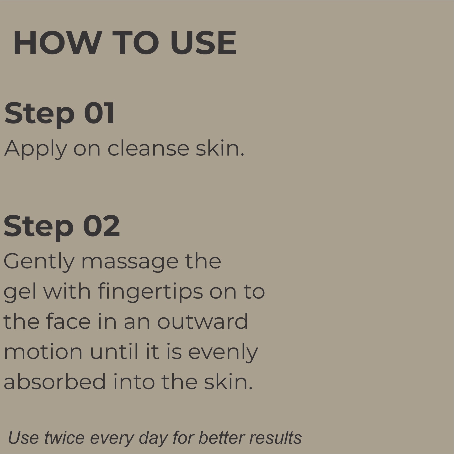 How to use  Wheat Germ Night Gel 