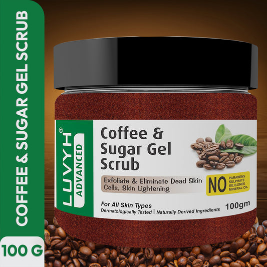 Coffee & Sugar Gel Scrub - Best for glow